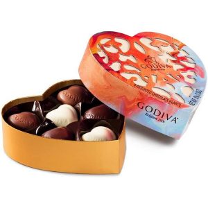 GODIVA COEUR ICONIQUE 65 GRS.