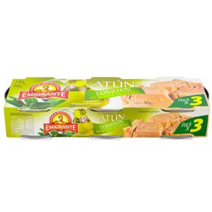 EMIGRANTE ATUN LOMITOS EN AC.OL TRIPACK 80GRS