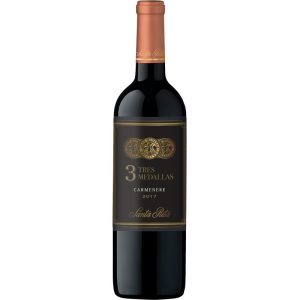 SANTA RITA 3 MEDALLAS CARMENERE 0.75 LT.