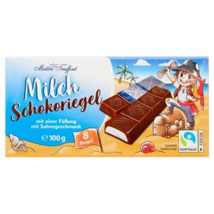 MT CHOCOLATE W/MILK CREAM FILING 100 GRS