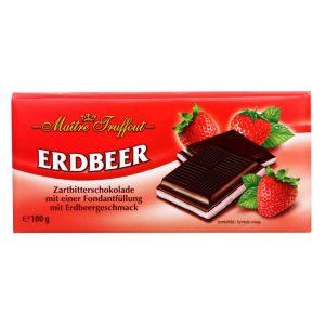 MT DARK CHOCOLATE W/STWBRRY CREAM FILING 100 GRS