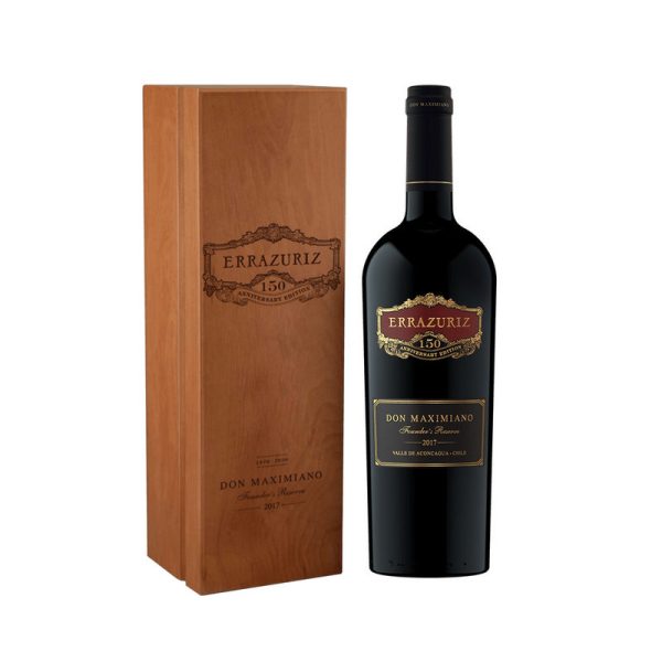 ERRAZURIZ DON MAXIMIANO 0,75 LT CAJA MADERA (X 3)