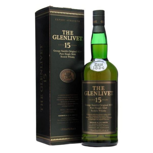 GLENLIVET 15 YO 0.75 LT.