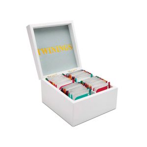 TWININGS BOX 6 COMPARTIMENTOS C/TE WHITE