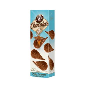 CHOCOLA"S CRISPY CARAMEL + SEA SALT 125 GRS