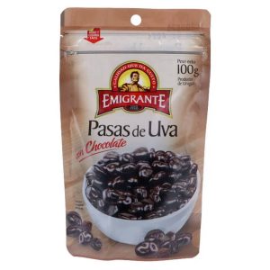 EMIGRANTE PASAS DE UVA C/CHOCOLATE DP 100 GRS