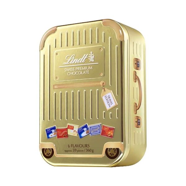 LINDT ASSORTED NAPO. TIN  360 GRS.