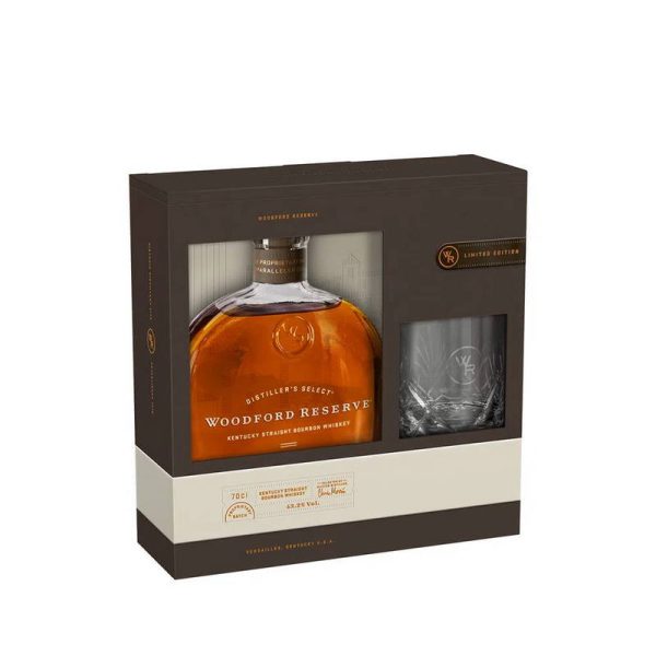 WOODFORD RESERVE 1 LT + 1 VASO