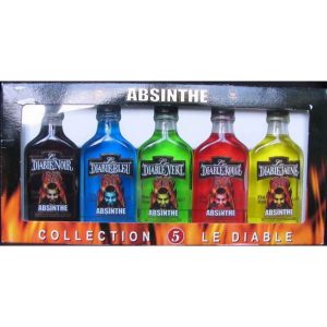 DIABLE ABSENTA MINI PACK X5 0.40 LT