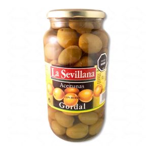LA SEVILLANA ACEITUNAS GORDAL C/HUESO FRASCO 550GR