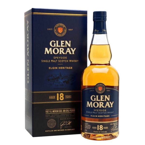 GLEN MORAY 18YO  0.7 LTS