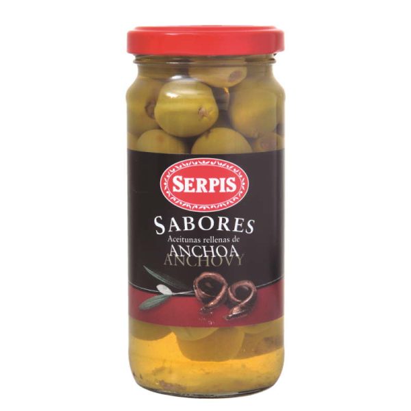 SERPIS ACEITUNAS C/ ANCHOAS 235 GRS