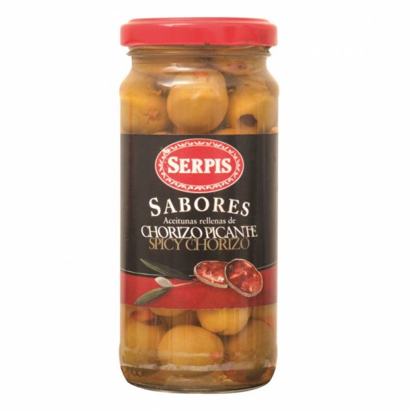 SERPIS ACEITUNAS C/CHORIZO 235 GRS