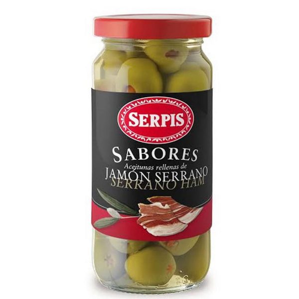 SERPIS ACEITUNAS C/JAMON 235 GRS