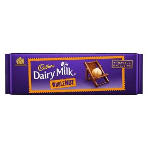 CADBURY MILK WHOLE NUTS 300 GRS