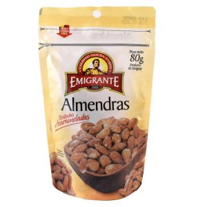 EMIGRANTE ALMENDRA TOSTADA ACARAMEL DP DFA 80 GRS