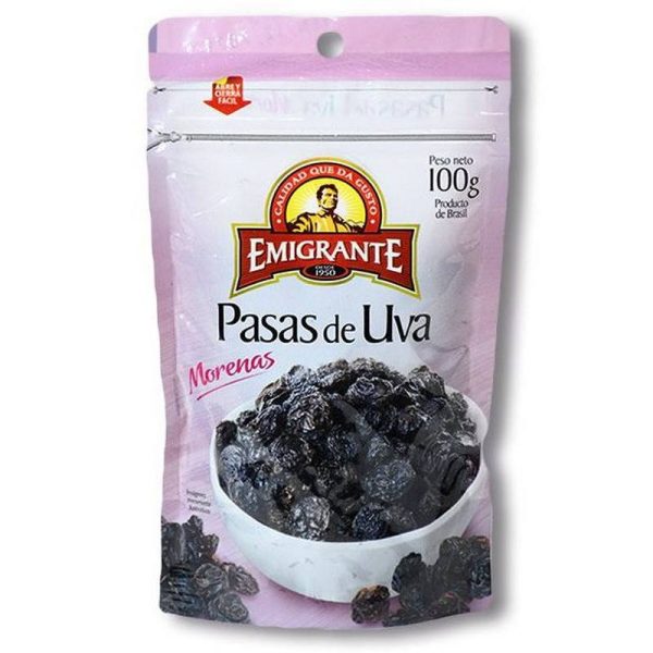 EMIGRANTE PASAS DE UVA MORENAS DP DFA 100 GRS
