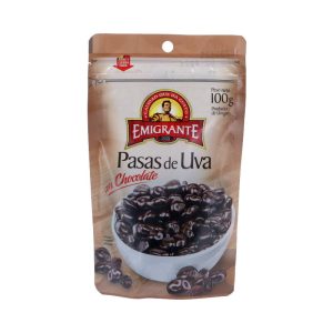 EMIGRANTE PASAS DE UVA C/CHOCO DP DFA 100 GRS