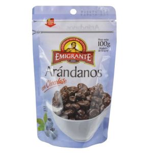 EMIGRANTE ARANDANOS C/CHOCO DP DFA 100 GRS