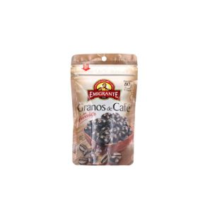 EMIGRANTE GRANOS DE CAFE C/CHOCO DP DFA 80 GRS