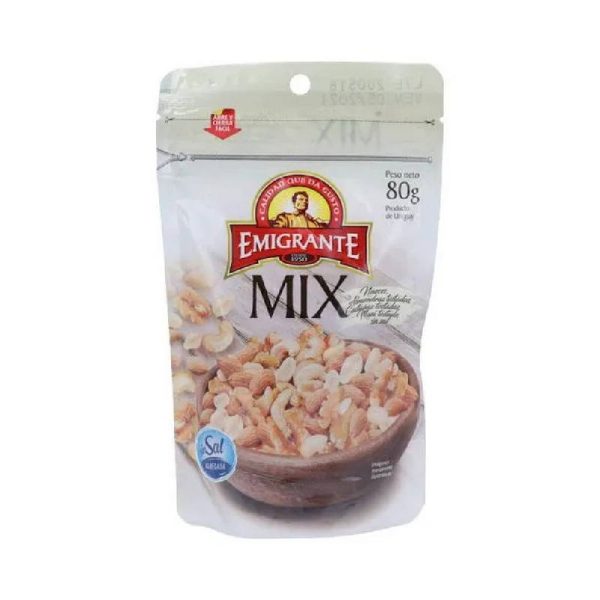 EMIGRANTE MIX NUEZ/ALM TOS/CAST/MANI DP DFA 80GR