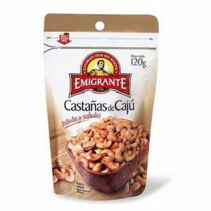EMIGRANTE CASTAÑAS CAJU TOST SALADA DP DFA 80 GRS
