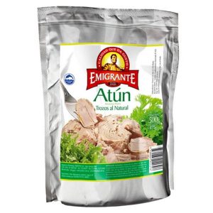EMIGRANTE ATUN TROZOS AL NATURAL 500 GRS.