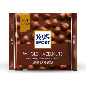 RITTER TABLETA MILK W/HAZELNUTS 100 GRS