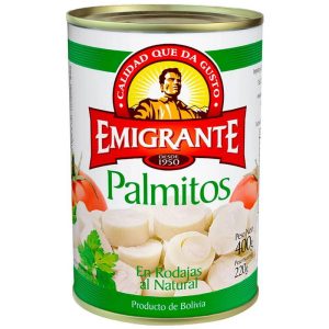 EMIGRANTE PALMITO RODAJAS LATA 400 GRS