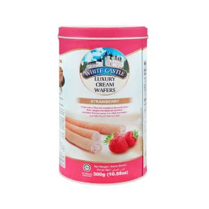 WHITE CASTLE WAFER STRAWBERRY 300GRS