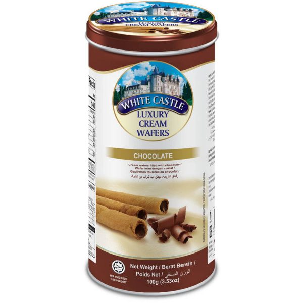 WHITE CASTLE WAFER CHOCOLATE 100GRS