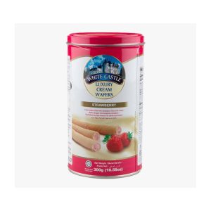 WHITE CASTLE WAFER STRAWBERRY 100GRS