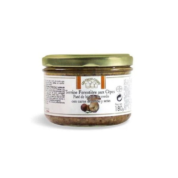 PATE DE HIGADO DE CERDO C/CARNE Y SETAS FCO 180 GR
