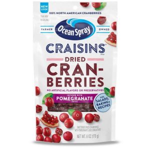 OS CRAISINS DRIED CRANBERRIES POMEGRANATE 6 OZ