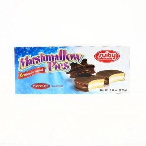 SUITY MARSHMALLOW PIES CHOCOLATE 6 OZ