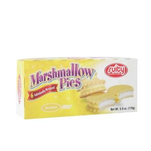 SUITY MARSHMALLOW PIES BANANA 6 OZ