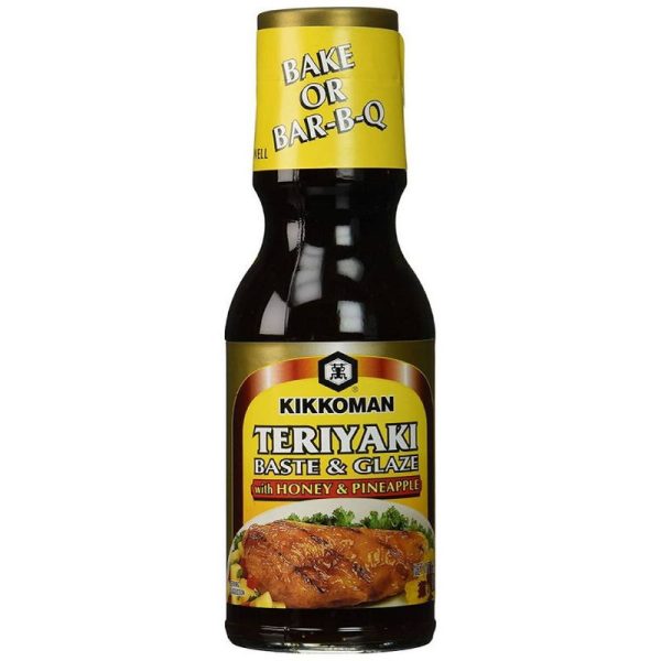 KIKKOMAN SALSA TERIYAKI HONEY&PINEAPPLE 12.8 OZ