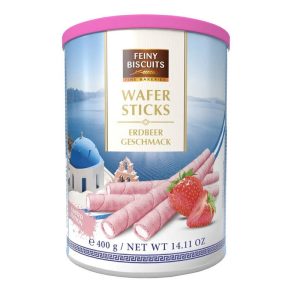 FEINY BISCUIT WAFER STICKS FRUTILLA 400 GRS