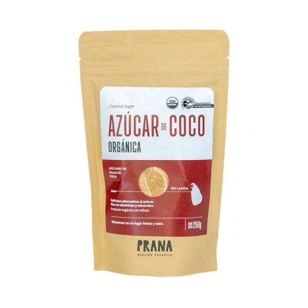 PRANA AZUCAR DE COCO ORGÁNICO 250 GRS