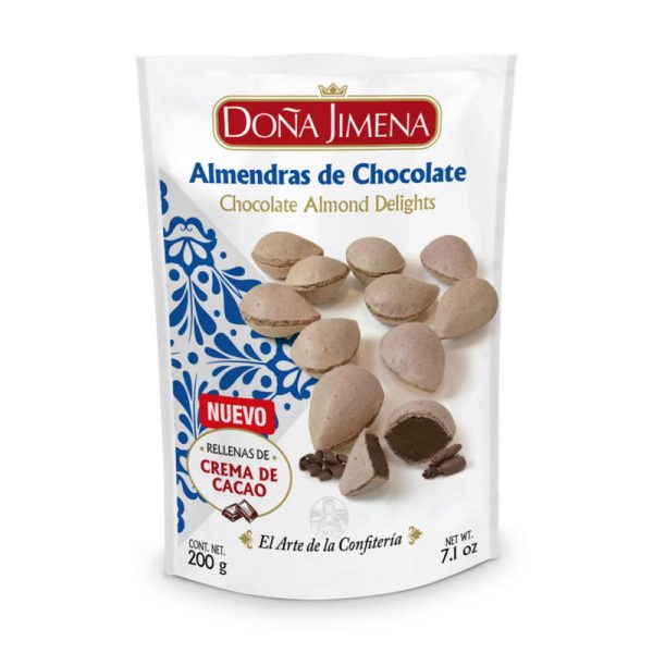 DOÑA JIMENA ALMENDRAS CON CHOCOLATE 200 GR.