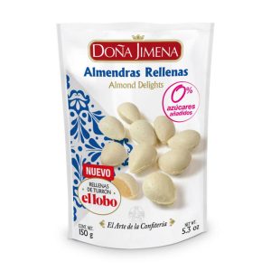 DOÑA JIMENA ALMENDRAS RELLENAS SIN/AZ 150 GR.