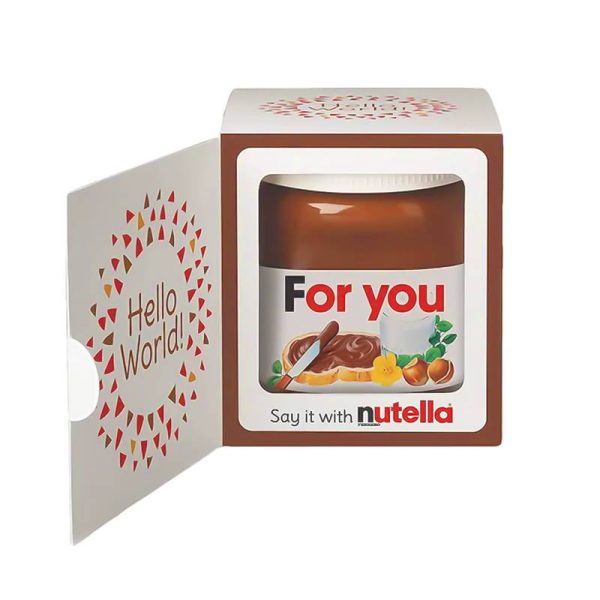 NUTELLA WORLD 180 GRS HELLO  WORLD