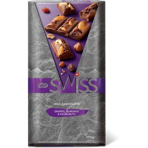 NESTLE SWISS MILK RAISIN TABLET 170 GR