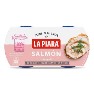 LA PIARA PATE SALMON NATURAL PACK 2X77 GRS