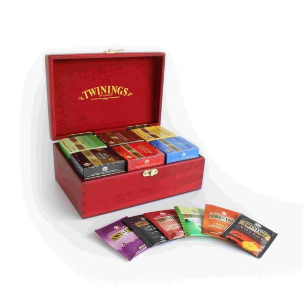 TWININGS BOX 6 COMPARTIMENTOS C/TE RED