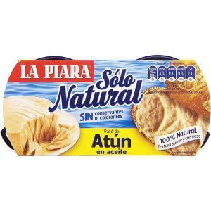 LA PIARA PACK 2 PATE ATUN SOLO NATURAL 150 GRS