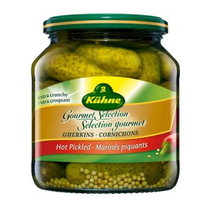 KUHNE GHERKINS HOT GOURMET SELECTION 530 GRS