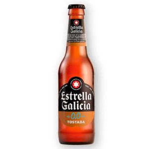 ESTRELLA DE GALICIA TOSTADA S/ALCOHOL BOT. 0.25 LT