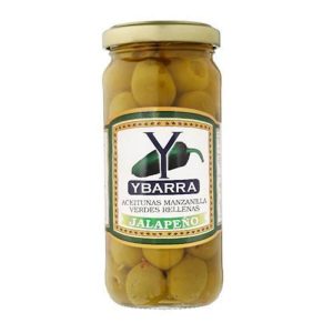 YBARRA ACEITUNAS RELLENAS JALAPEÑO 142 GRS