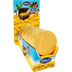 ONLY MONEDAS DE CHOCOLATES 21.5 GRS